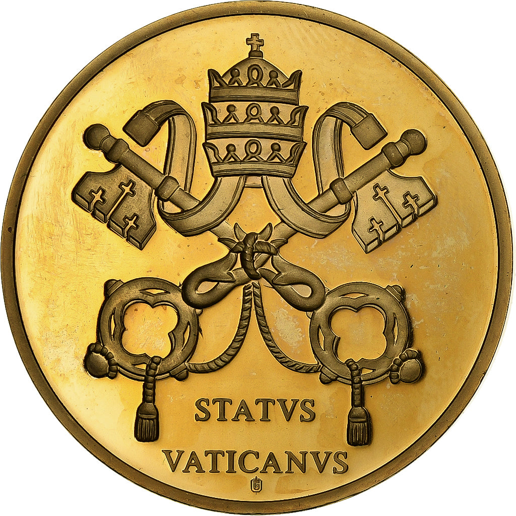 Vaticaan, Medaille, John Paul I, n.d., Copper Gilt, PR+