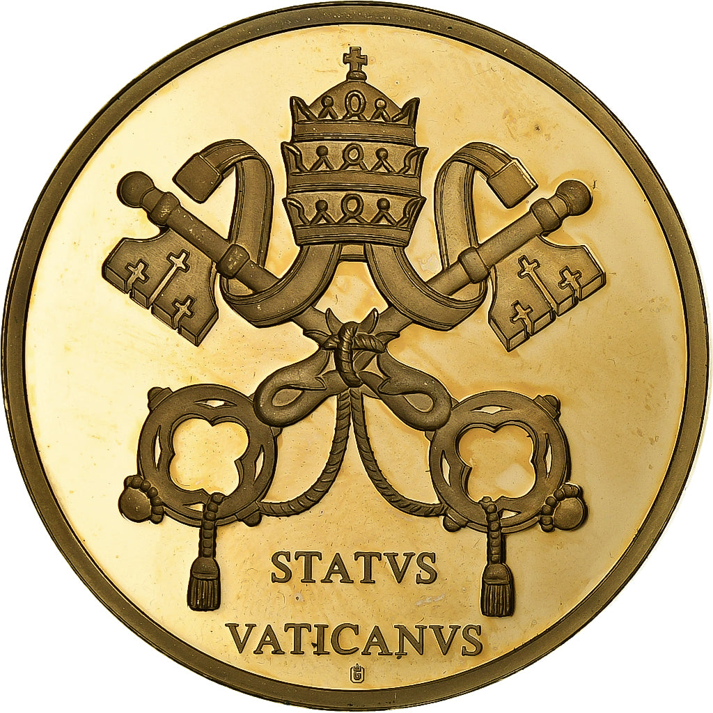 Vatican, Médaille, Pius XII, n.d., Copper Gilt, SUP+
