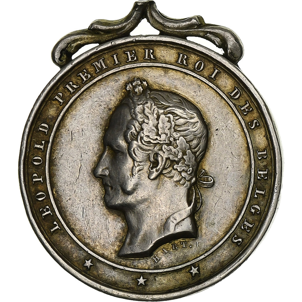Belgio, medaglia, Léopold Ier, Dévouement, Courage et Humanité, 1859