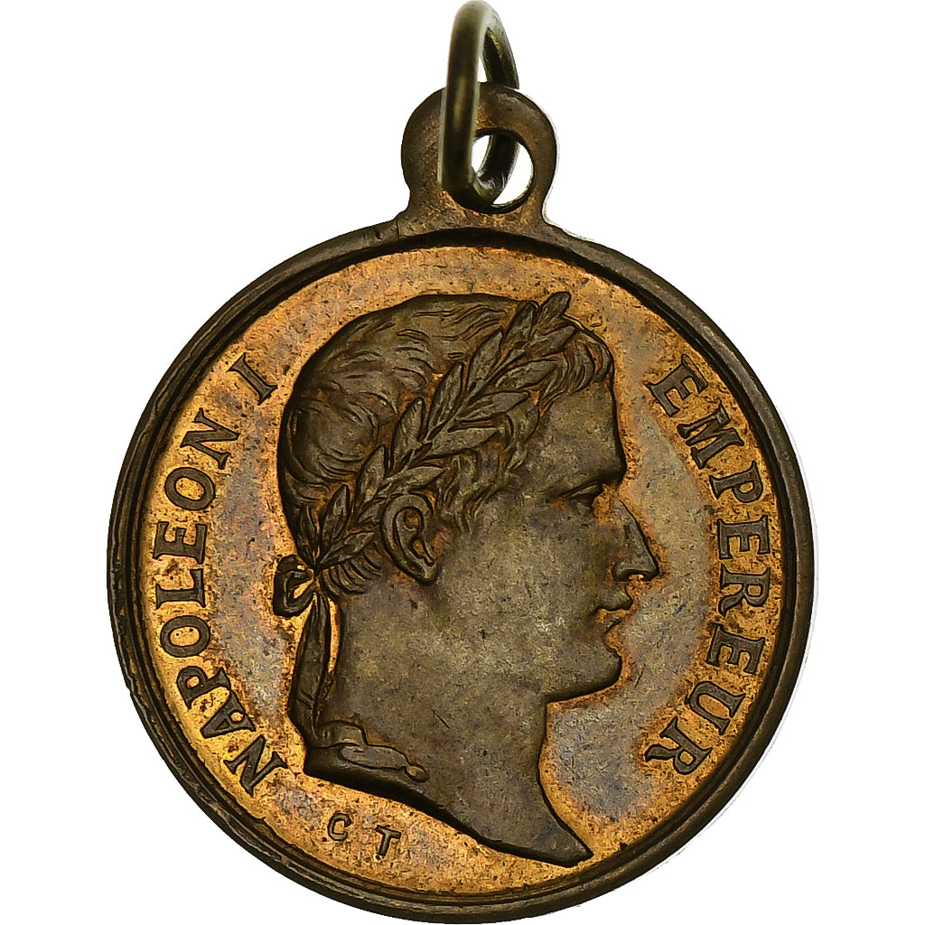 Frankreich, Medaille, Inauguration du Tombeau de Napoléon Ier, 1853, Messing