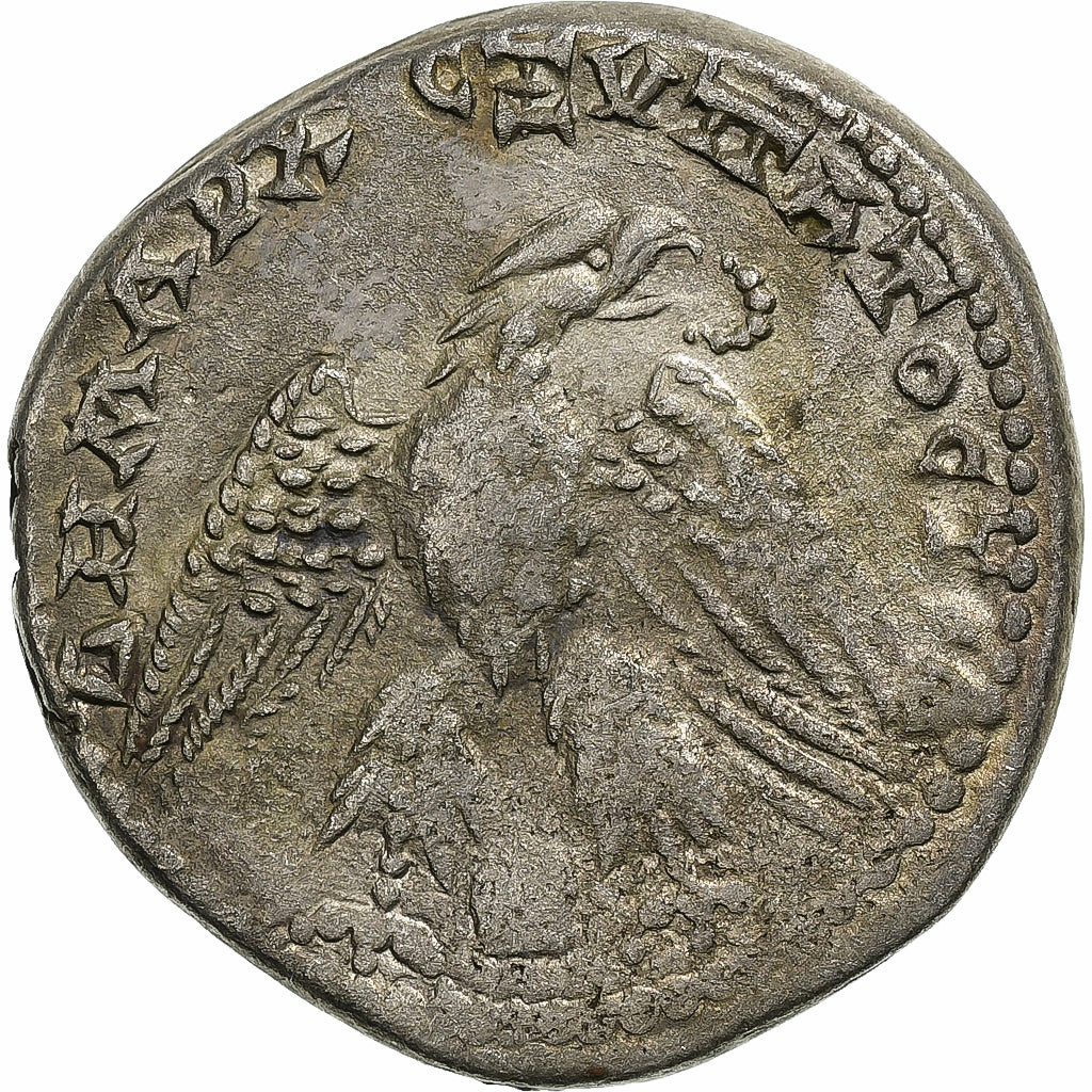 Mesopotamia, Caracalla, Tetradrachm, 215-217, Rhesaena, Billon, AU(50-53)