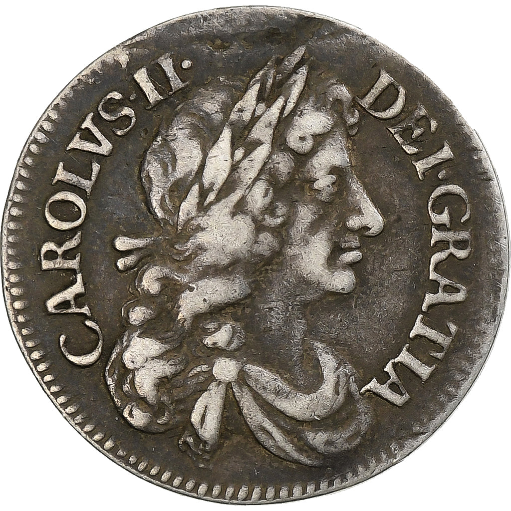 Great Britain, Charles II, 4 Pence, 1672, London, maundy, Silver, VF(30-35)