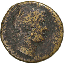 Hadrian, Sestertius, 126-127, Rome, Bronze, F(12-15), RIC:870