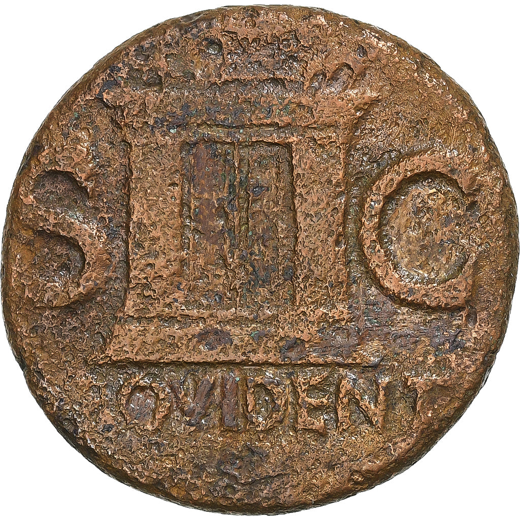 Divus Augustus, As, 22-30, Rome, Brązowy, VF(30-35), RIC:81