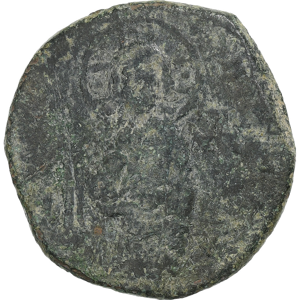 Time of Michael IV, Follis, 1034-1041, Constantinople, Bronze, VF(20-25)