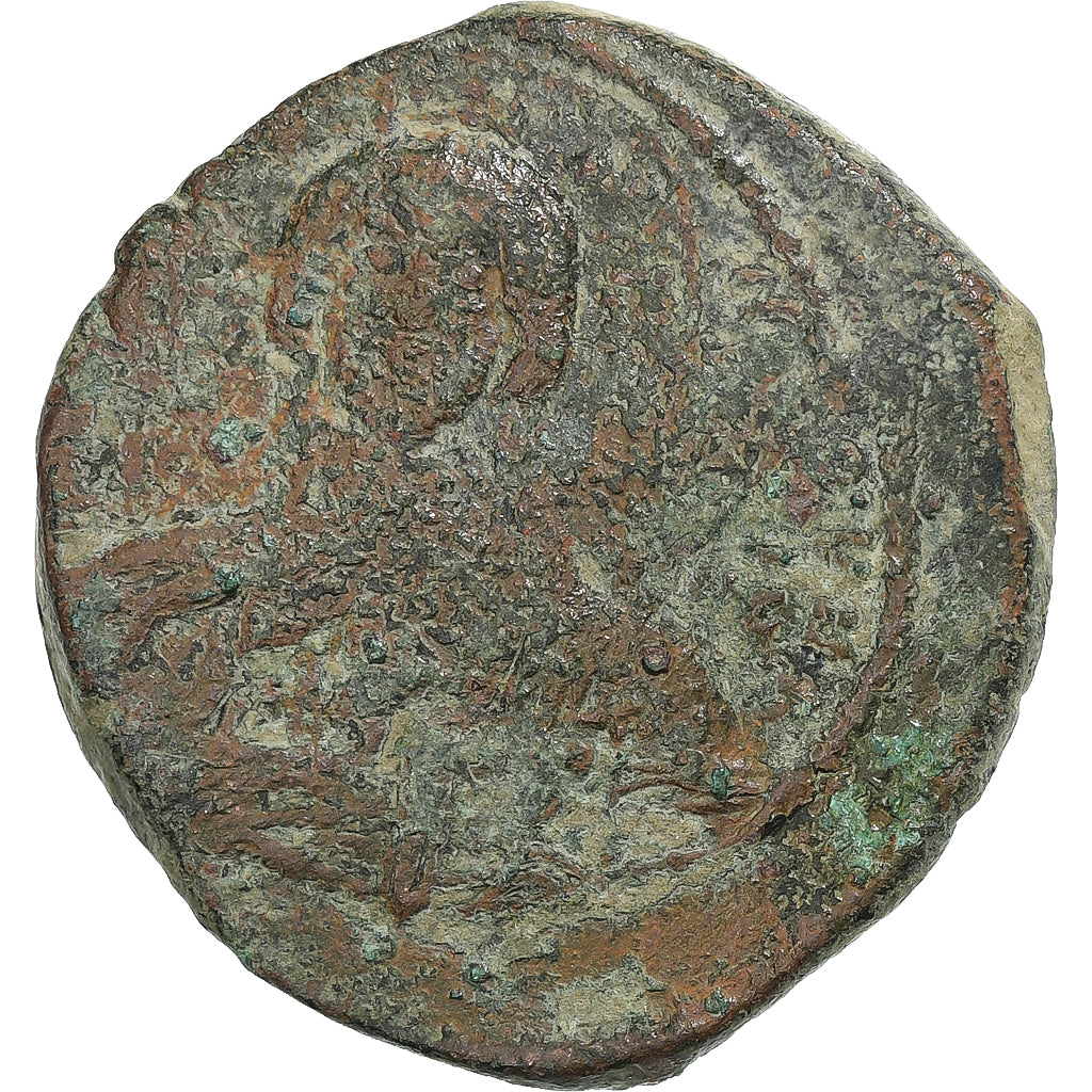 Time of Romanus III, Follis, 1028-1034, Constantinople, Bronze, VF(20-25)