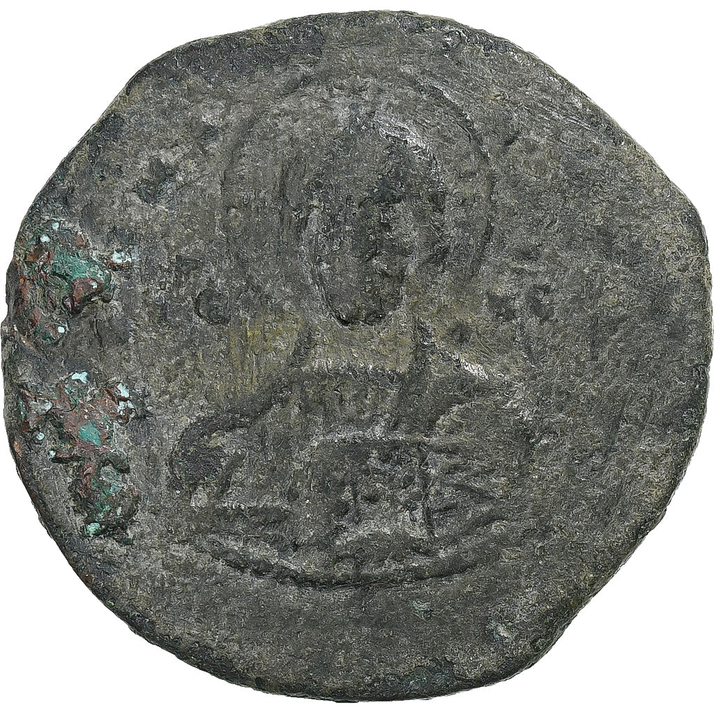 Basile II and Constantin VIII, Follis, 976-1025, Constantinople, Bronze