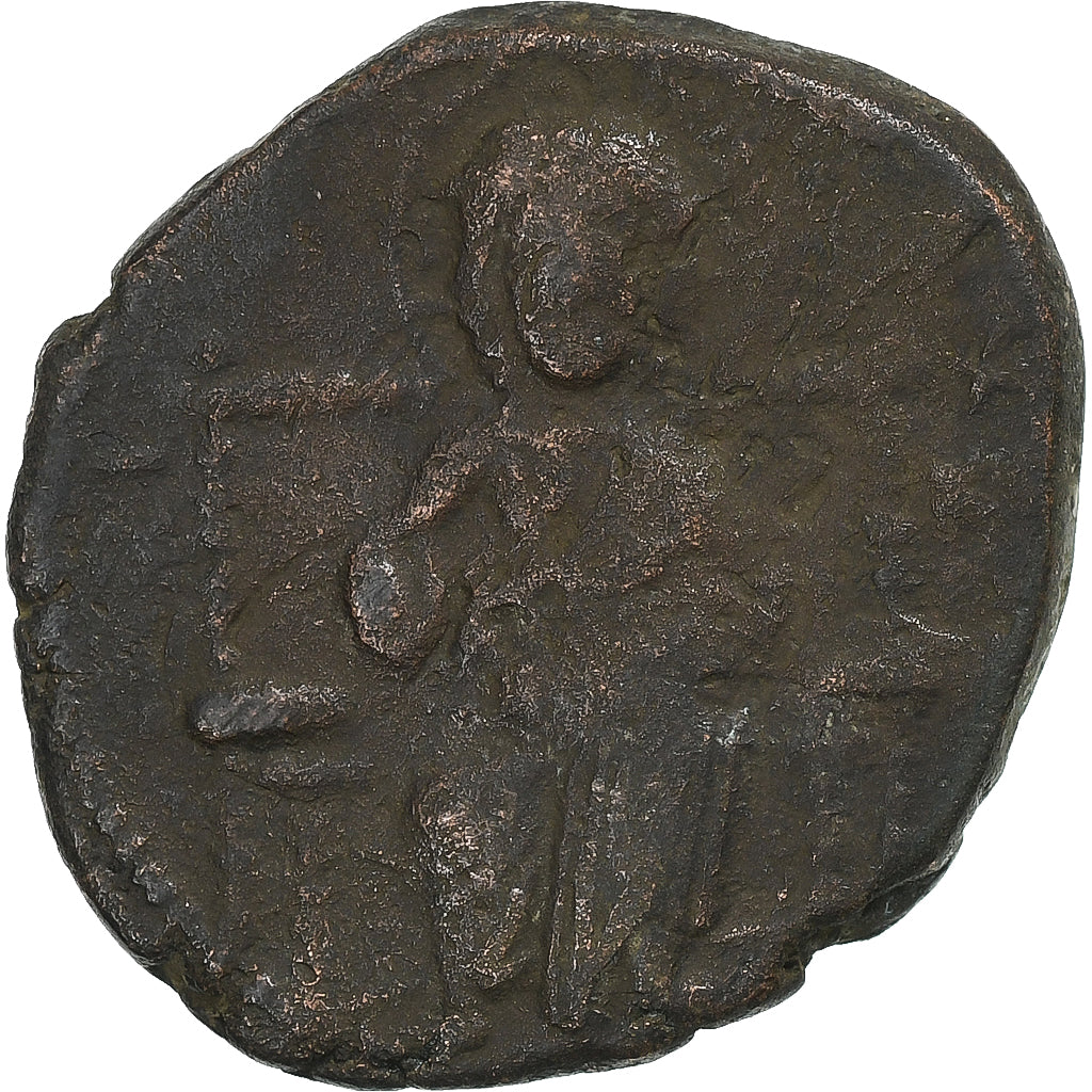 Time of Constantine IX, Follis, 1042-1055, Constantinople, Bronzo, MB+