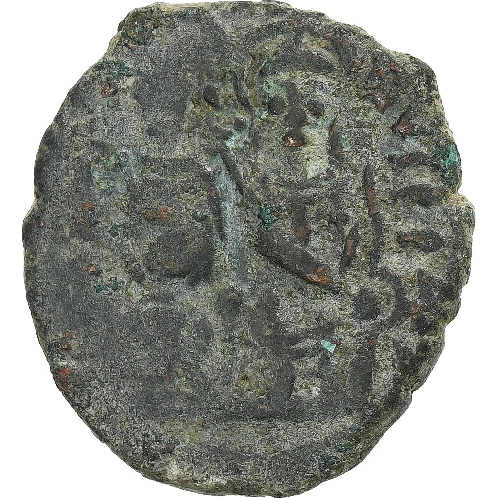 Justin II & Sophia, Half Follis, 565-578, Nicomedia, Bronze, VF(30-35)