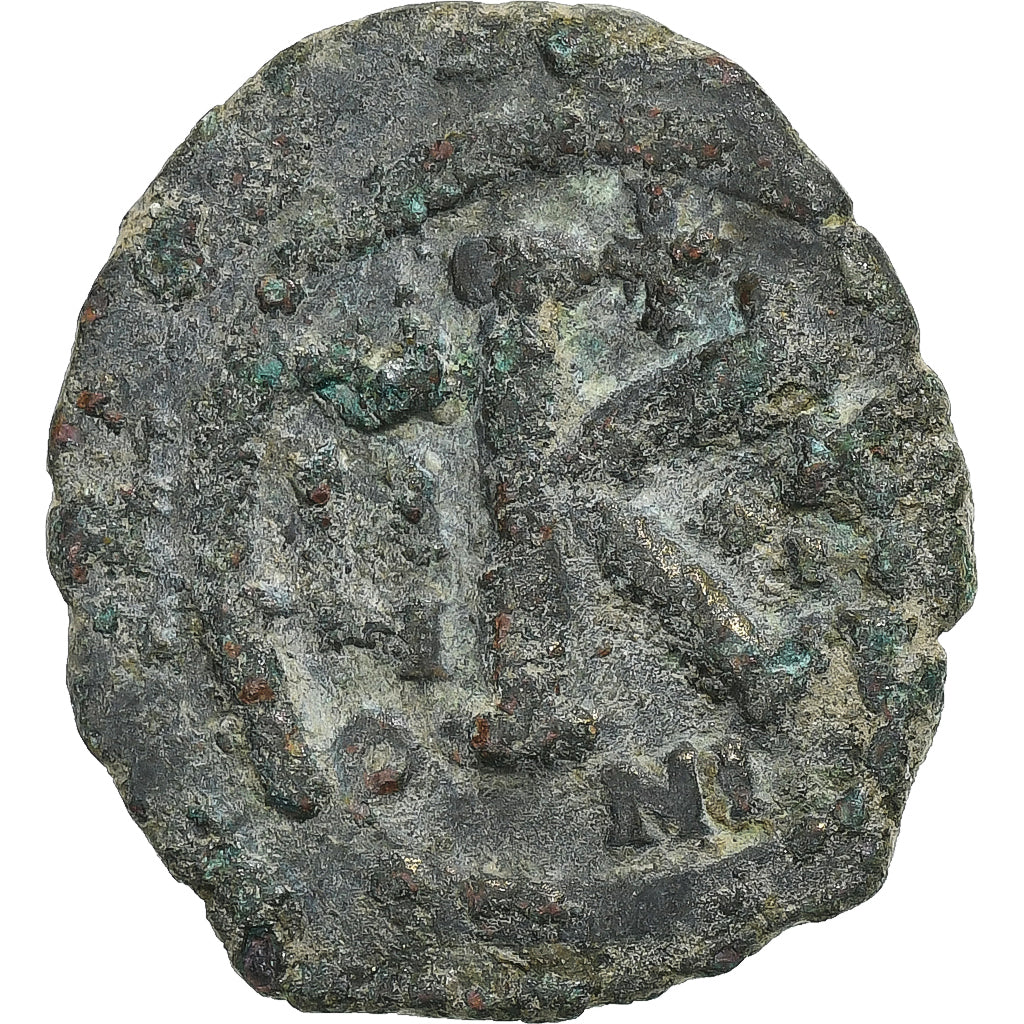 Justin II & Sophia, Half Follis, 565-578, Nicomedia, Bronze, VF(30-35)
