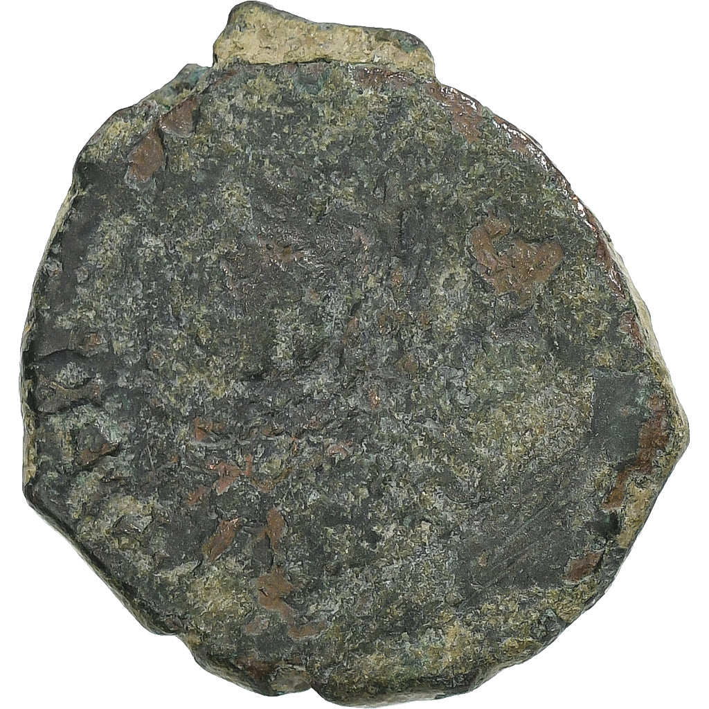 Maurice Tiberius, Half Follis, 591-592, Thessalonica, Bronze, VF(20-25)