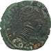 Francia, Henri III, Double Tournois, 1590, Bayonne, Cobre, MBC, Gadoury:455