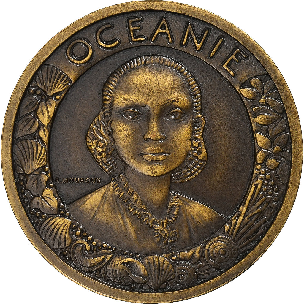 Francja, medal, Exposition Coloniale Internationale de Paris, Océanie, 1931