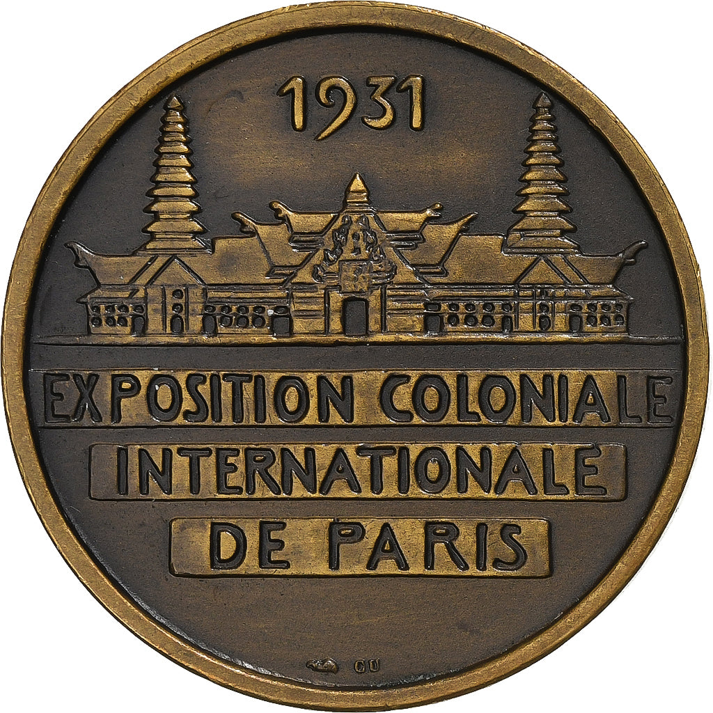 Francja, medal, Exposition Coloniale Internationale de Paris, Océanie, 1931