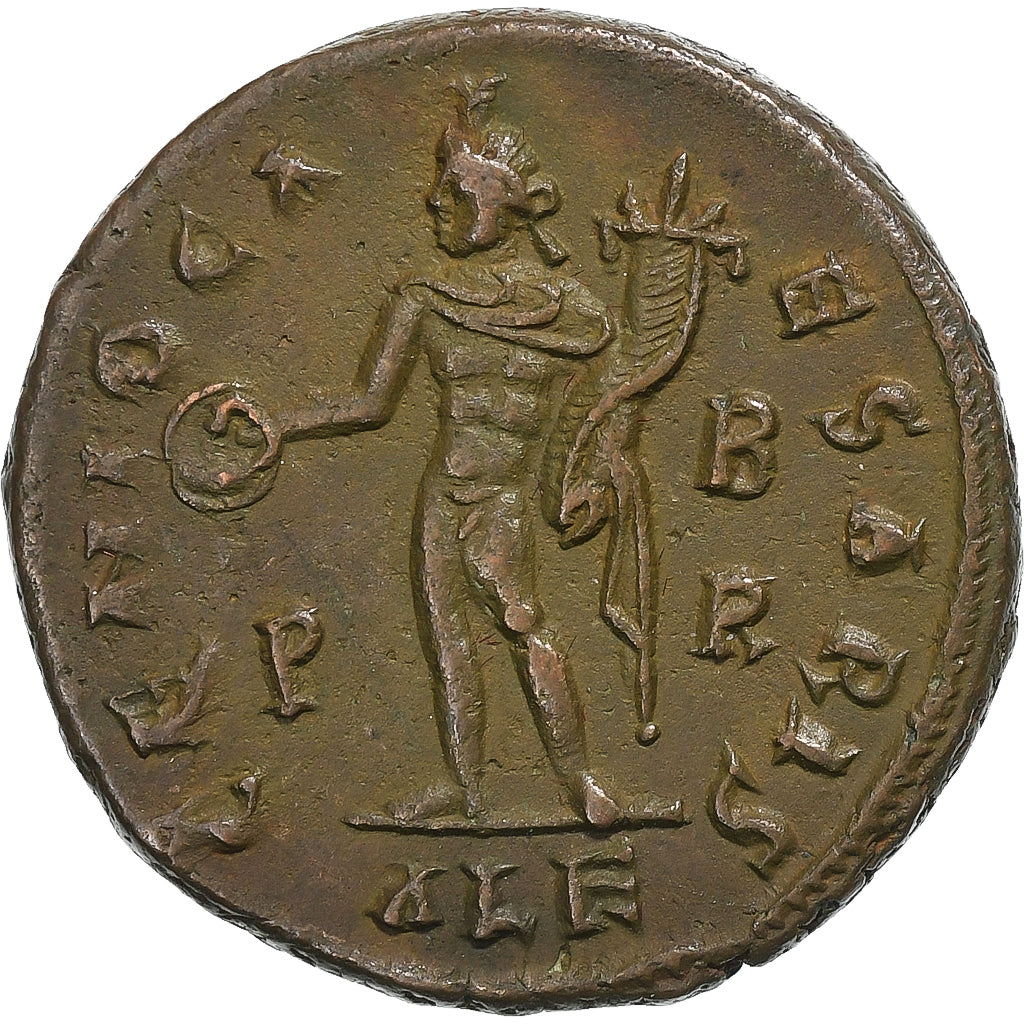 Maximinus II, Follis, 308, Alexandria, Bronzo, BB+, RIC:71