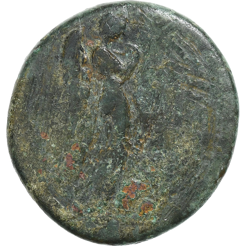 Ionia, Nero and Agrippina II, Æ Unit, 54-59, Smyrna, Bronze, SGE+, RPC:I-2478