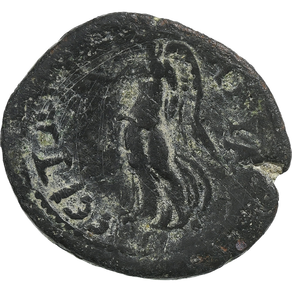 Lydia, Domitian, Æ Unit, 81-96, Nacrasa, Bronze, VF(20-25), RPC:II-932
