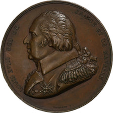 Francja, medal, Ludwik XVIII, Mort de Louis XVI, 1816, Miedź, AU(55-58)