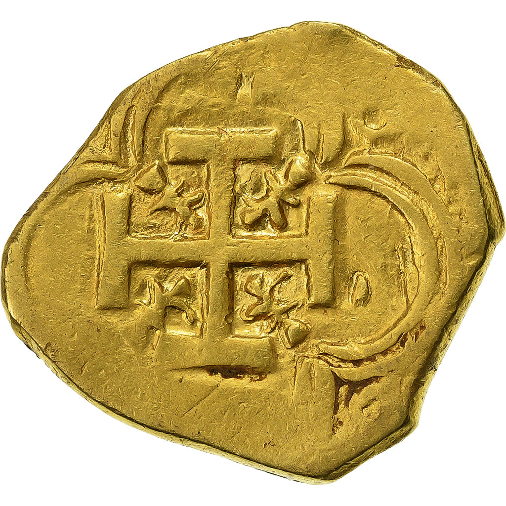 Spain, 2 Escudos, 16th-17th Centuries, Seville ?, COB, Gold, EF(40-45)