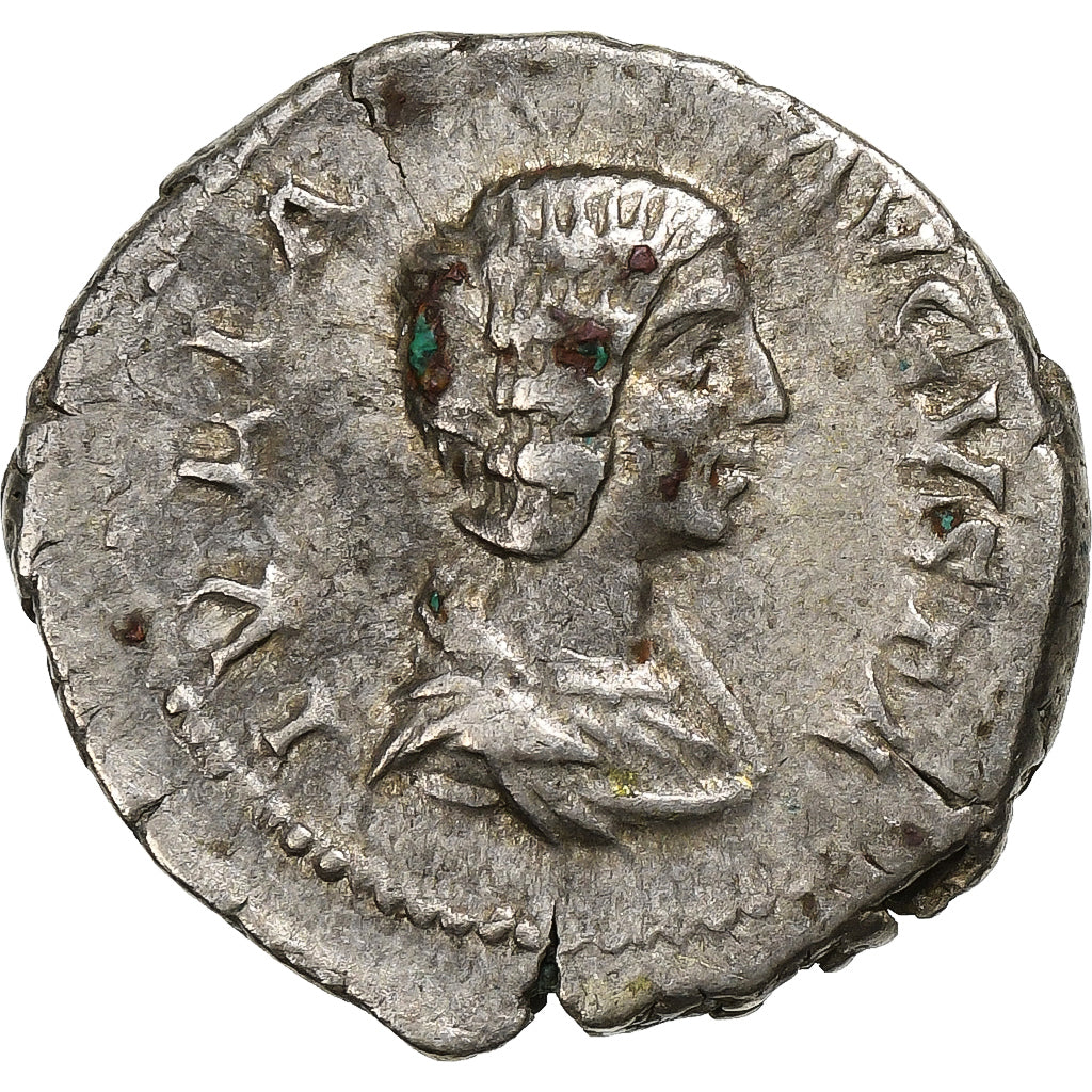 Julia Domna, Denarius, 196-198, Rome, Silver, AU(50-53), RIC:553