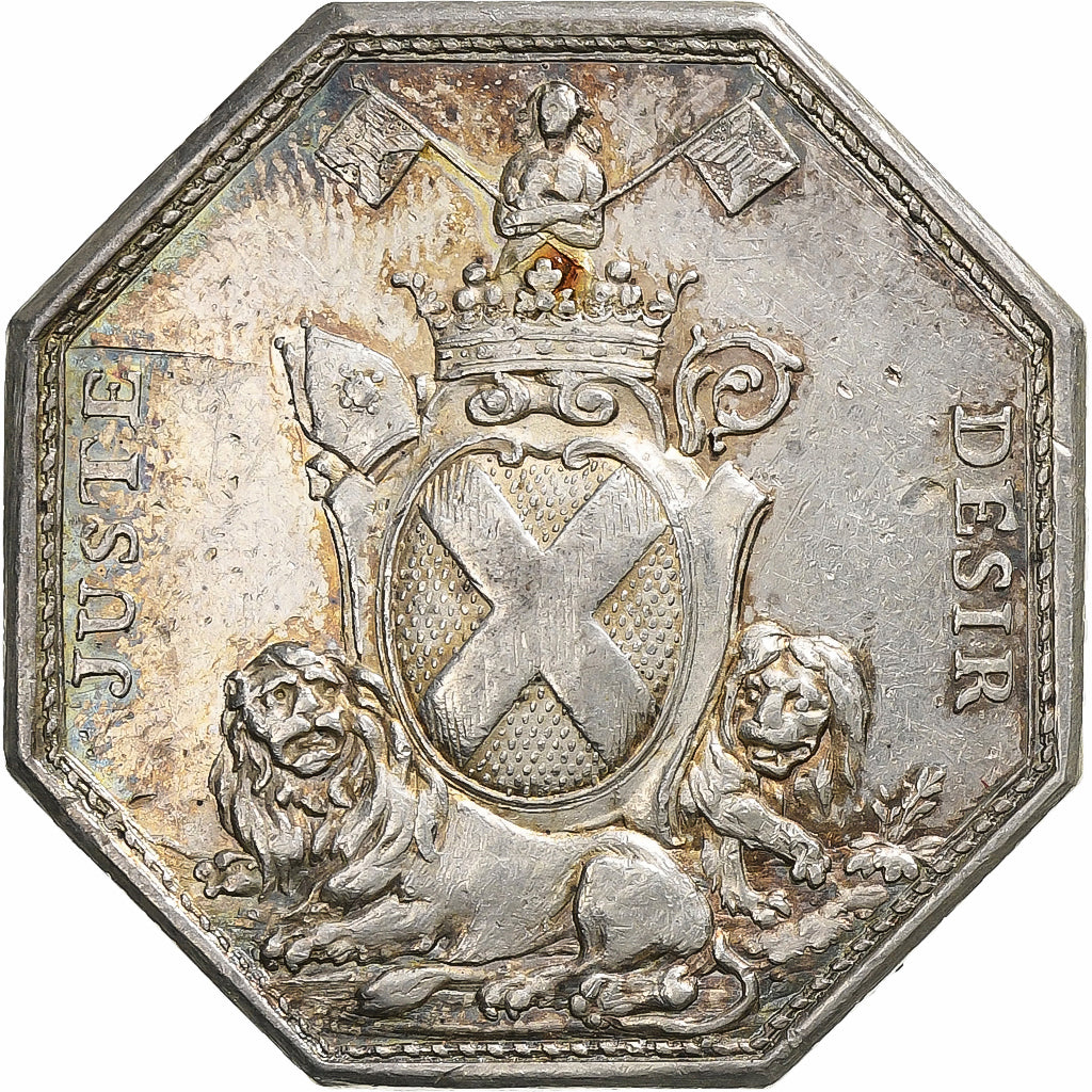 France, Token, L-F-A de Jarente de Sénas d'Orgeval, évêque d'Orléans, 1775