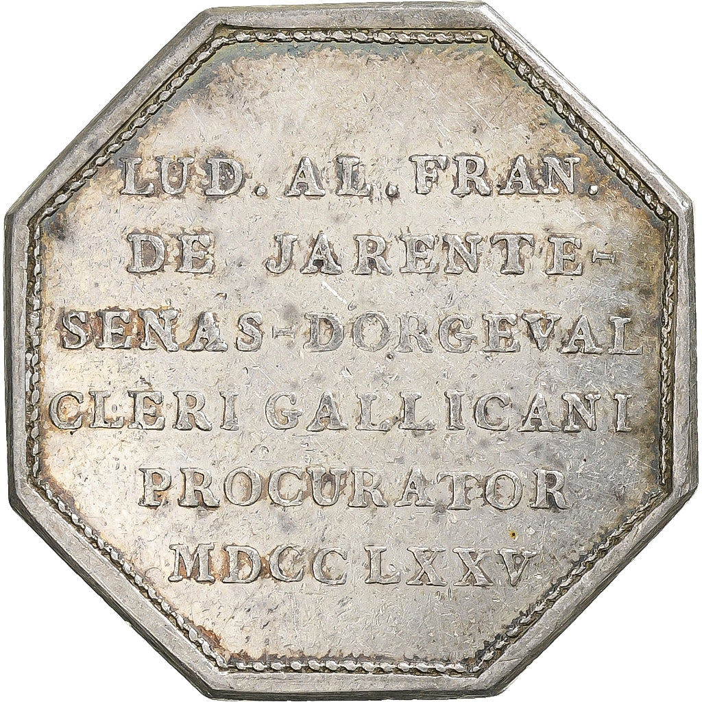France, Token, L-F-A de Jarente de Sénas d'Orgeval, évêque d'Orléans, 1775