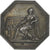 France, Token, Banque, Caisse d'Escompte, n.d., Silver, Galle, MS(60-62)