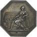 France, Token, Banque, Caisse d'Escompte, n.d., Silver, Galle, MS(60-62)