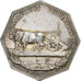 France, Token, Compagnie générale de desséchement, n.d., Silver, Desboeufs