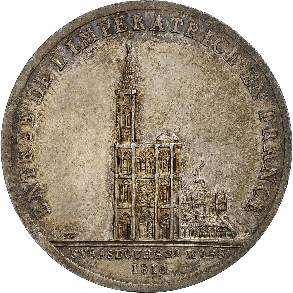França, Token, Napoleon I, Entry of the Empress Marie-Louise into France, 1810