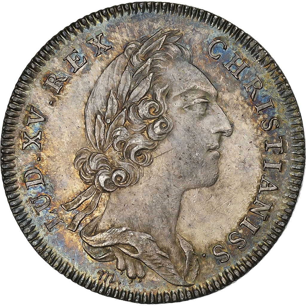 Francia, ficha, Louis XV, Etats de Bourgogne, 1752, Argento, SPL-