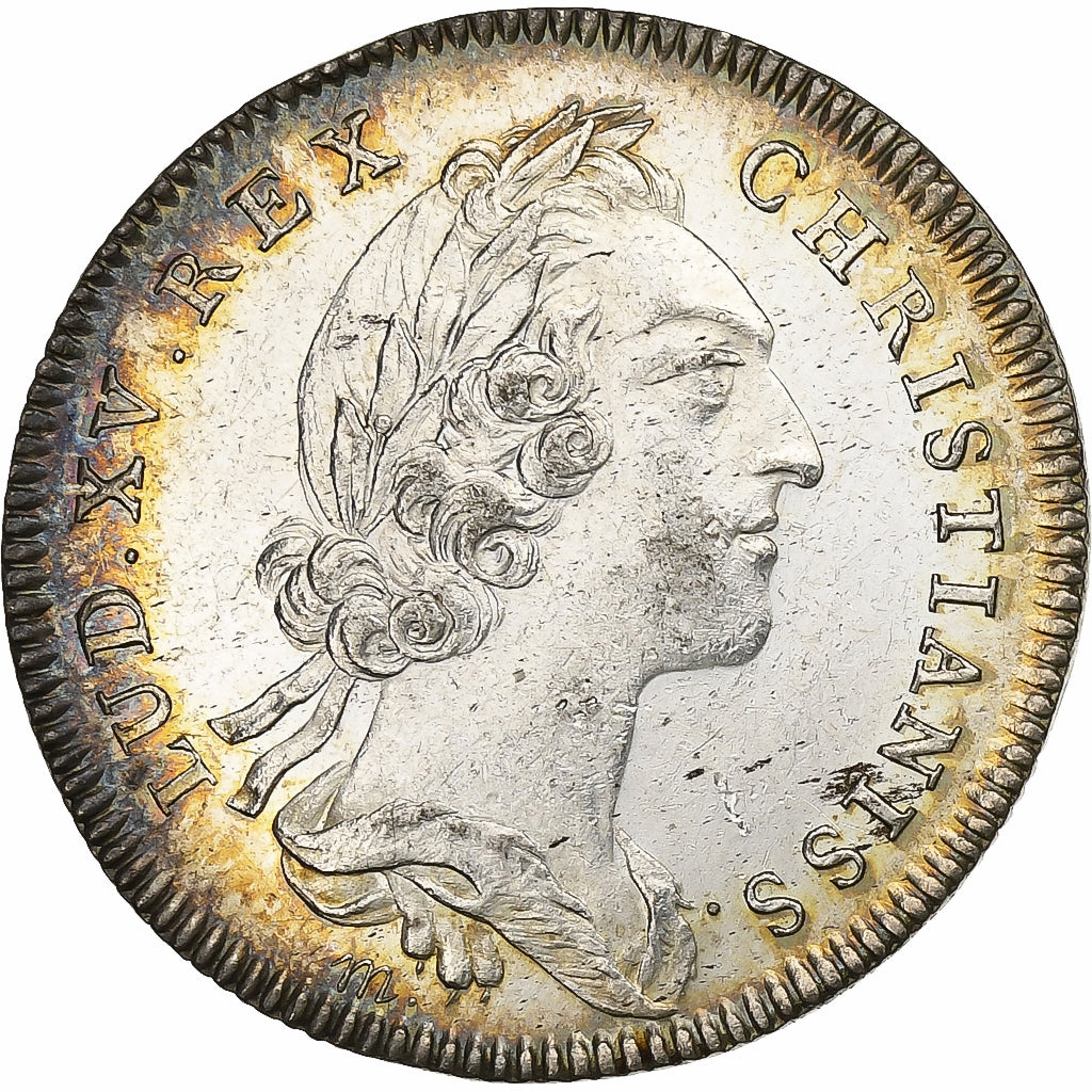 France, Token, Louis XV, Etats de Bourgogne, 1752, Silver, AU(55-58)