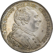 France, Token, Louis XVI, Etats de Bourgogne, 1789, Silver, MS(60-62)