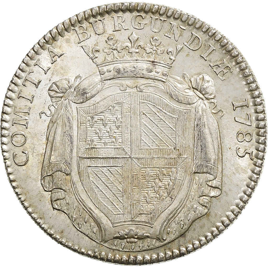Frankreich, betaalpenning, Louis XVI, Etats de Bourgogne, 1785, Silber, VZ+