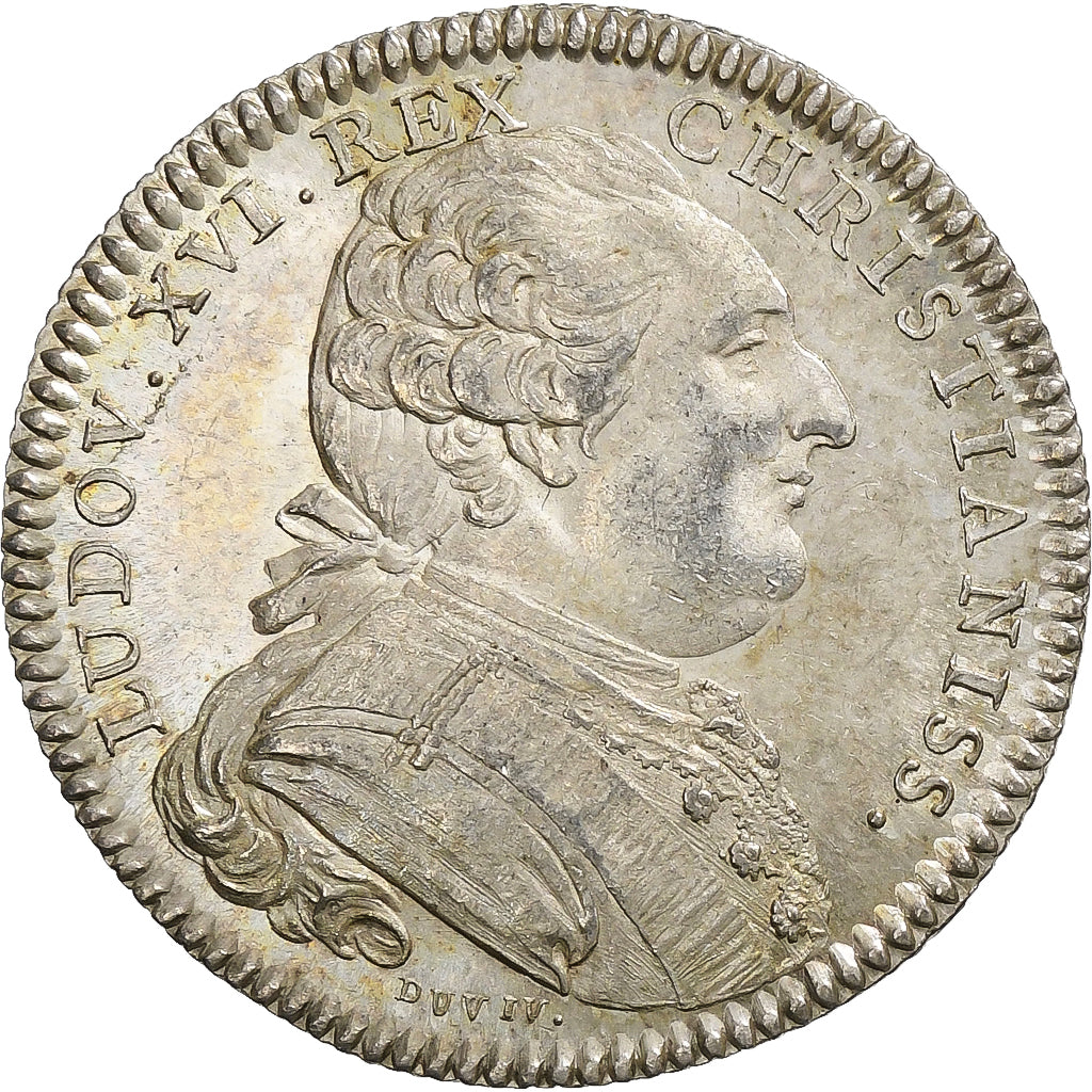 Francia, ficha, Louis XVI, Etats de Bourgogne, 1785, Argento, SPL