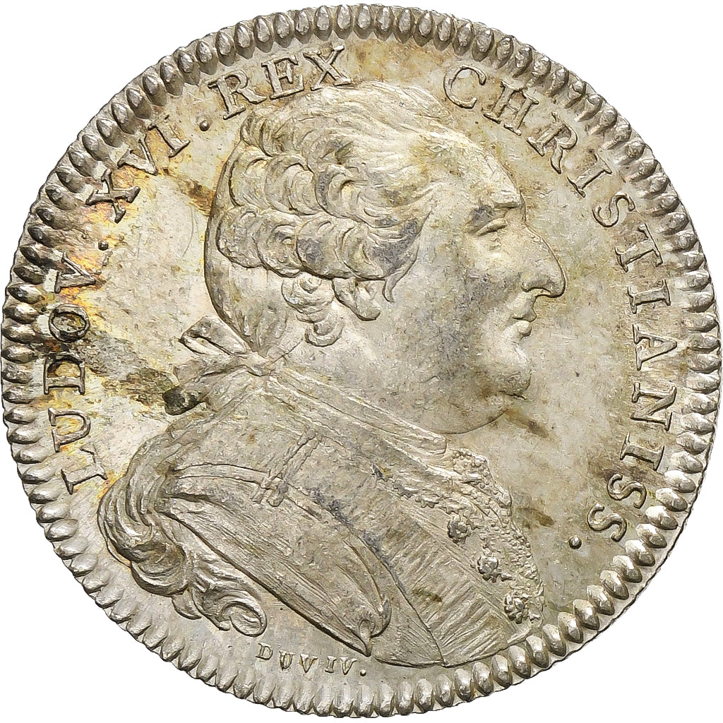 France, Token, Louis XVI, Etats de Bourgogne, 1785, Silver, MS(60-62)