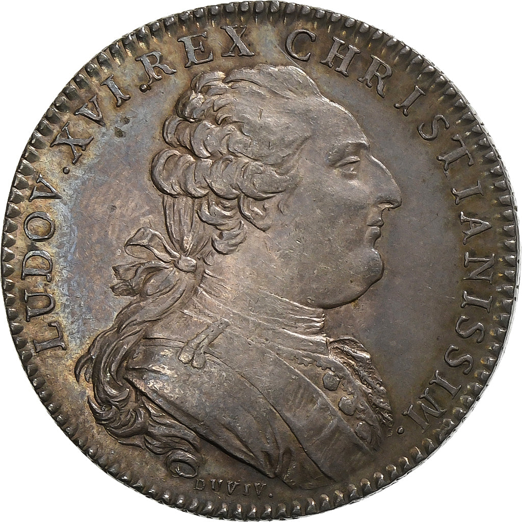 France, Token, Louis XVI, Etats de Bourgogne, 1782, Silver, MS(60-62)