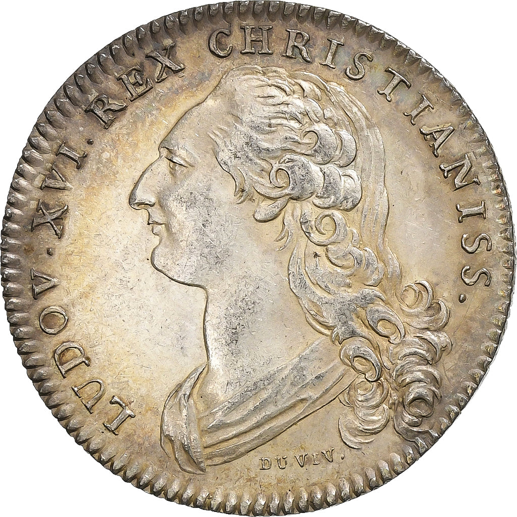 Francia, ficha, Louis XVI, Etats de Bourgogne, 1779, Argento, SPL-
