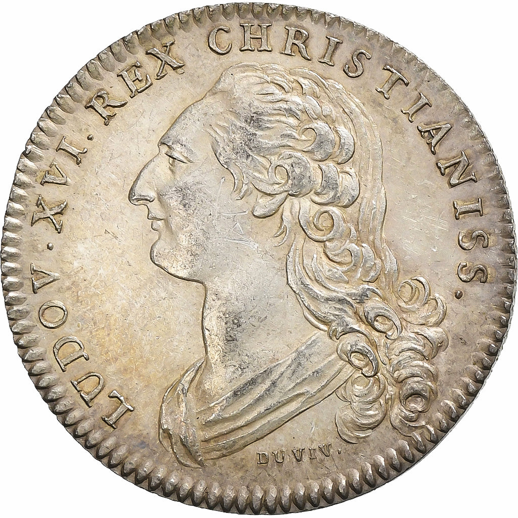 Francia, ficha, Louis XVI, Etats de Bourgogne, 1779, Argento, SPL-