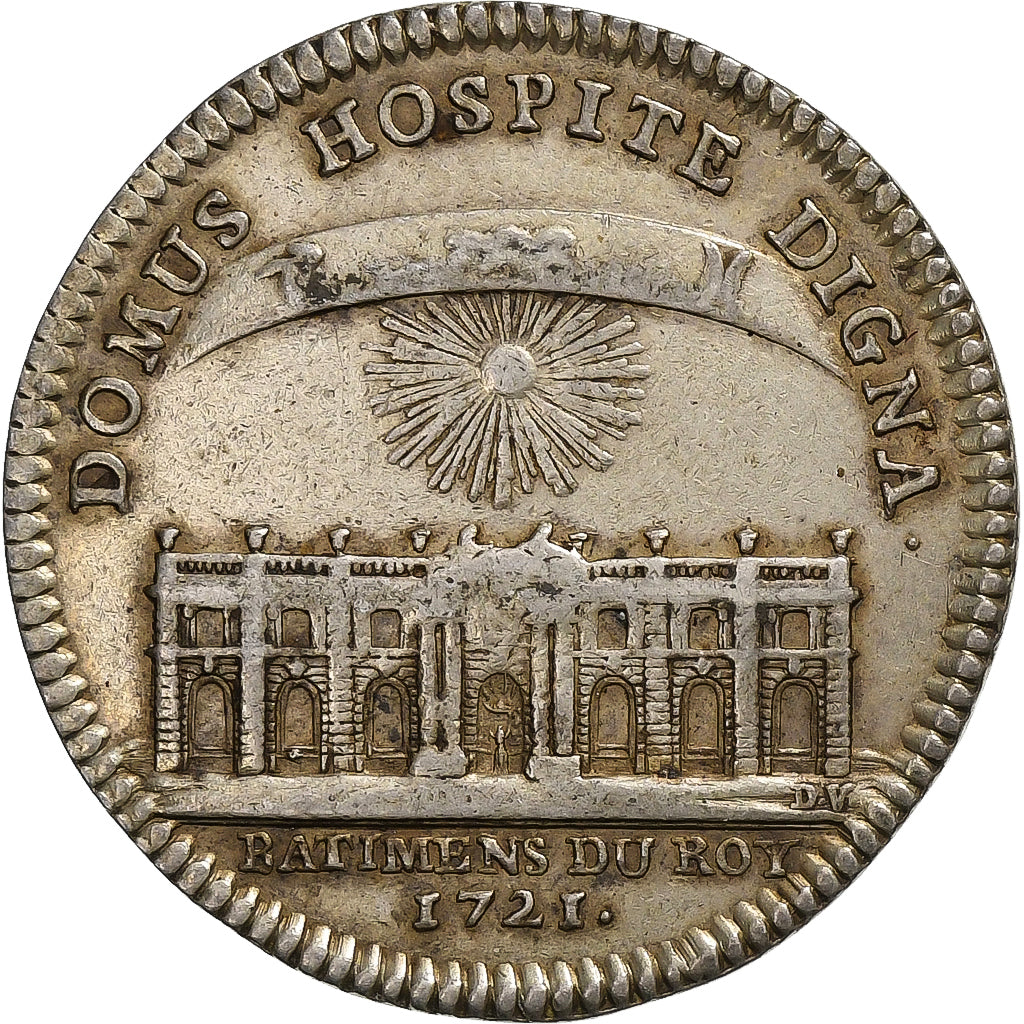 Frankreich, betaalpenning, Louis XV, Bâtiments du Roi, Palais du Luxembourg
