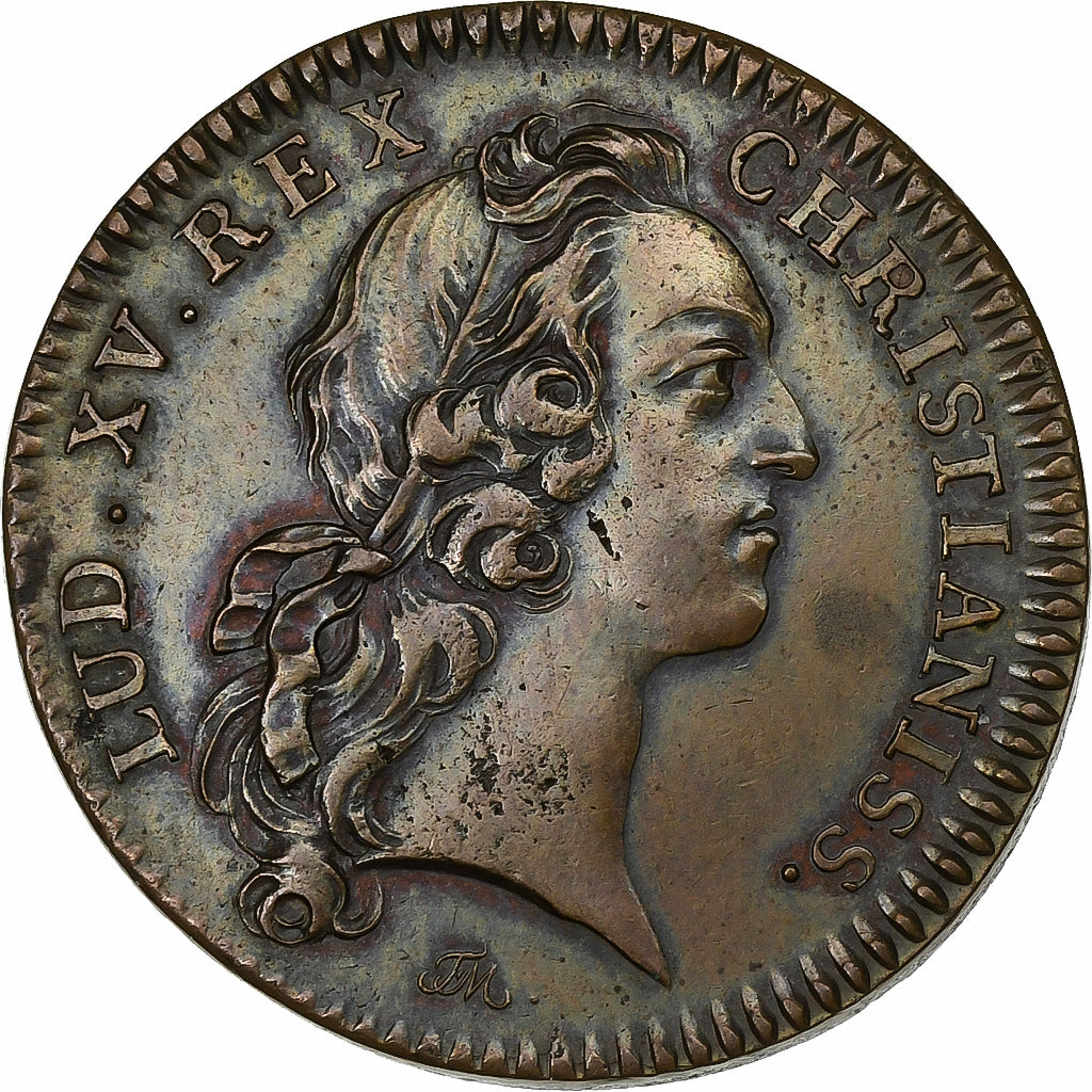 Francia, ficha, Louis XV, Trésor Royal, 1741, Rame, BB, Feuardent:2055