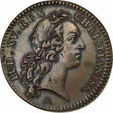 Francia, ficha, Louis XV, Trésor Royal, 1741, Rame, BB, Feuardent:2055