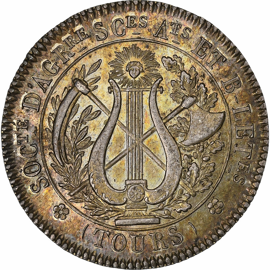 France, Token, Sté d’Agriculture, Sciences, Arts & Belles-Lettres, Tours