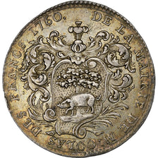 France, Token, Robert Colas des Francs, Maire d'Orléans, 1760, Silver
