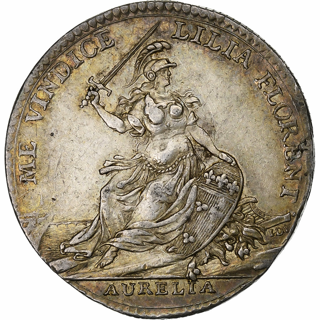 France, Token, Robert Colas des Francs, Maire d'Orléans, 1760, Silver