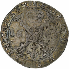 Spanish Netherlands, Philip IV, Patagon, 1646, Tournai, Silver, VF(30-35)