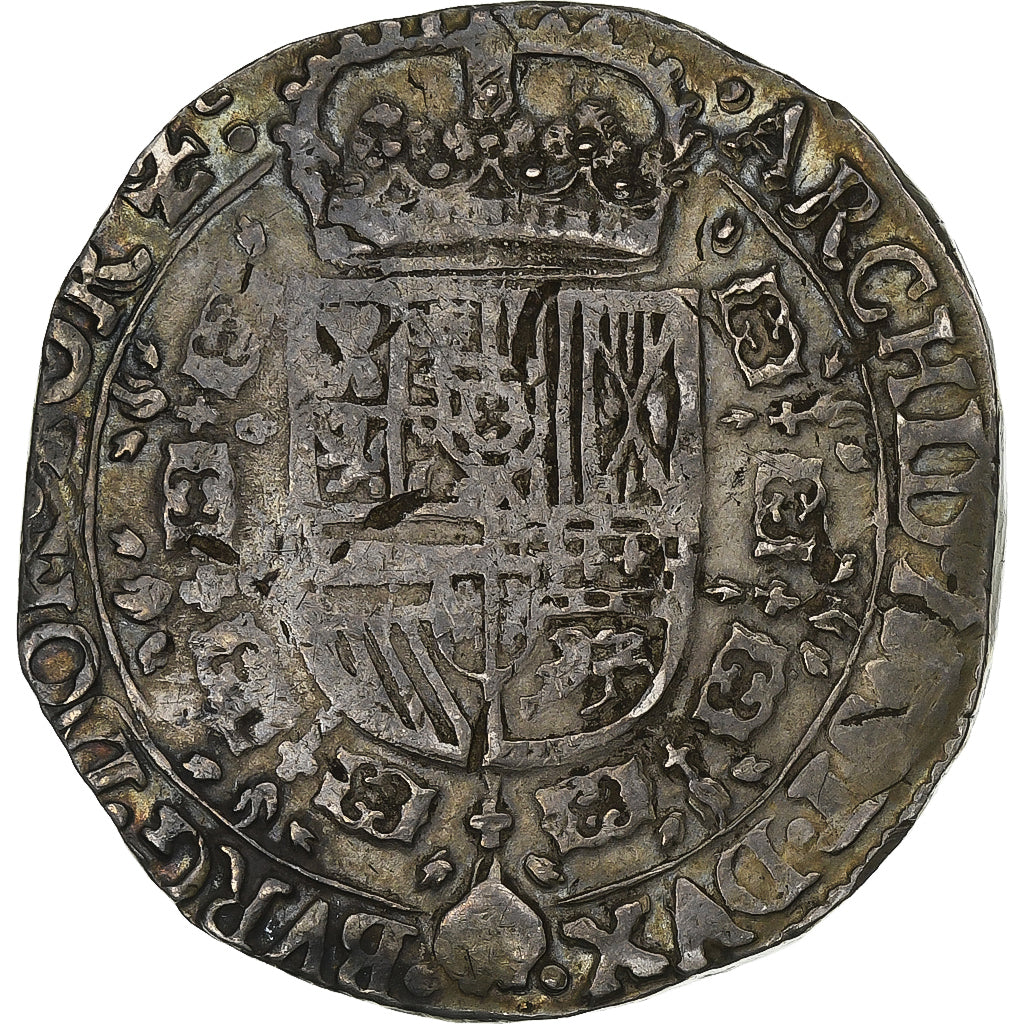 Spanish Netherlands, Philip IV, Patagon, 1646, Tournai, Silver, VF(30-35)