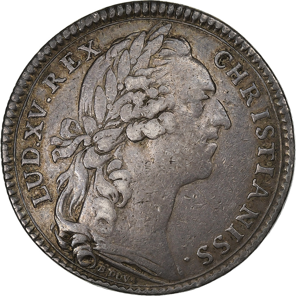 Frankreich, betaalpenning, Louis XV, Prieur et juges-consuls de Dieppe, 1762