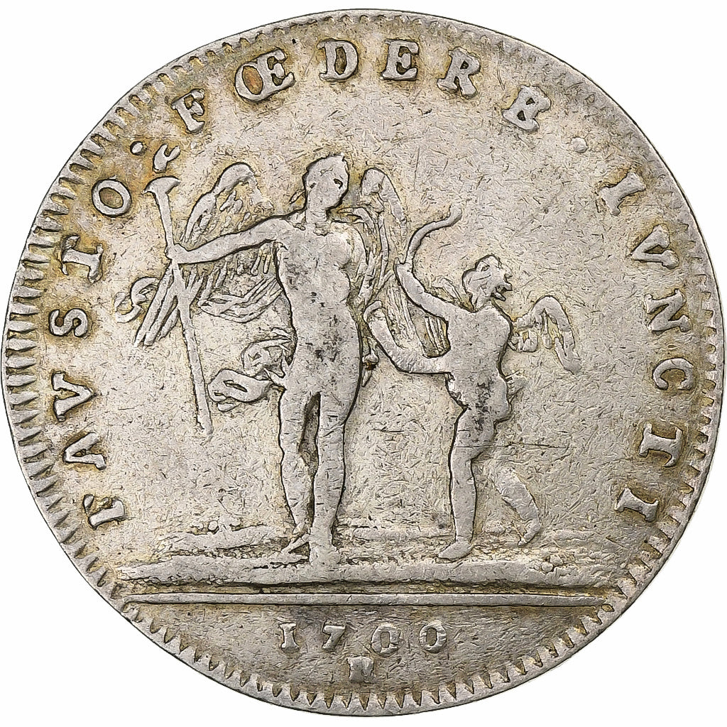 Francia, ficha, Marie-Adélaïde de Savoie, 1700, Argento, MB+, Feuardent:9728