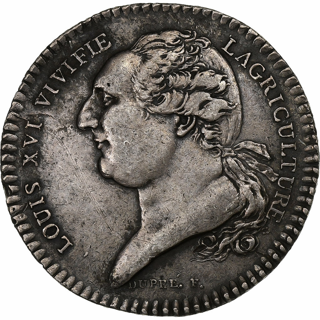 Francia, ficha, Louis XVI, Agriculture, Comices Agricoles de Paris, 1786